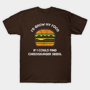 Funny Cheeseburger Lover T-Shirt